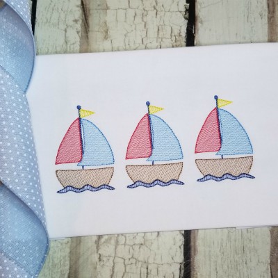 sailboat trio sketch
